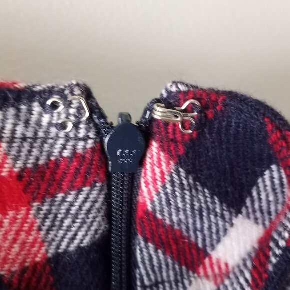 'Talbots' Lined Wool blend Plaid Skirt with pockets Size 16 EUC - Picture 4 of 8